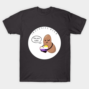 Nonbinary Pride: Inclusive Bean T-Shirt